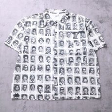 画像2: 80's JIMMY'Z USA製 "GRADUATION ALBUM" 総柄プリントシャツ XL (2)