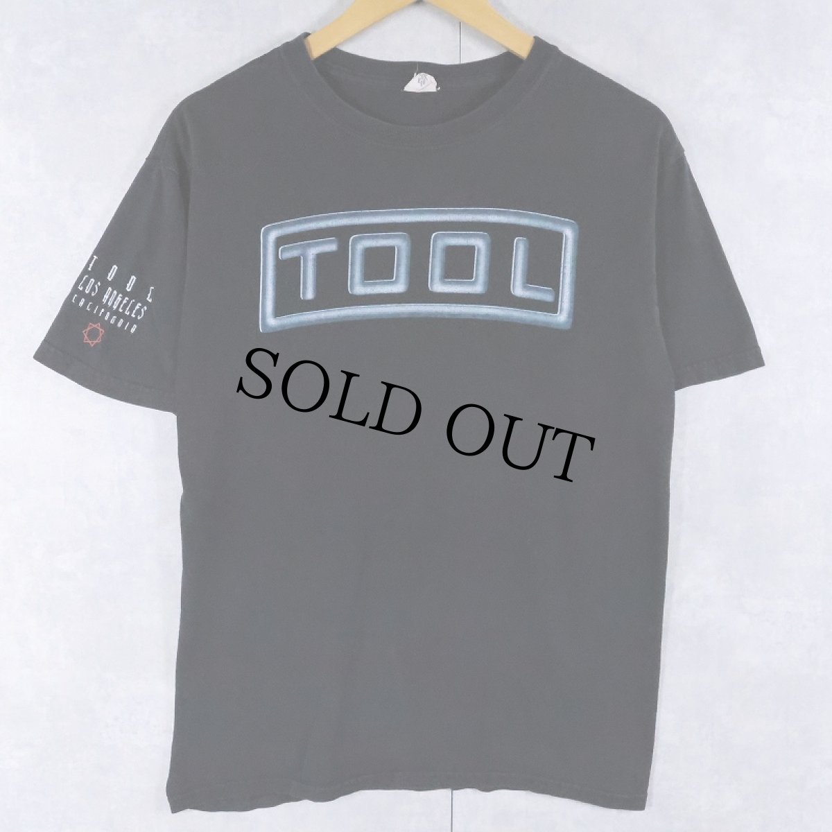 画像1: 2010 TOOL ロックバンド ツアープリントTシャツ BLACK M (1)