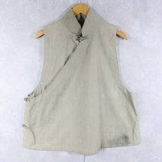画像1: コットン チャイナベスト (1)