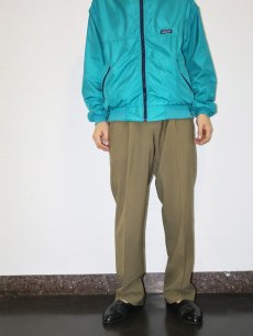 画像1: 90's LANDS' END USA製 2タック ウールスラックス W32 (1)