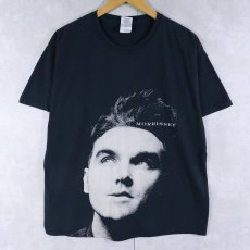 画像1: MORRISSEY ミュージシャン プリントTシャツ BLACK L (1)