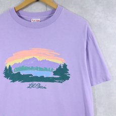 画像1: 90's L.L.Bean by SOF Tee USA製 ロゴプリントTシャツ L (1)