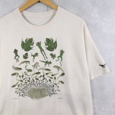 画像1: 90's LIBERTY GRAPHICS "Diana Dee Tyler" USA製 カエルイラストプリントTシャツ (1)