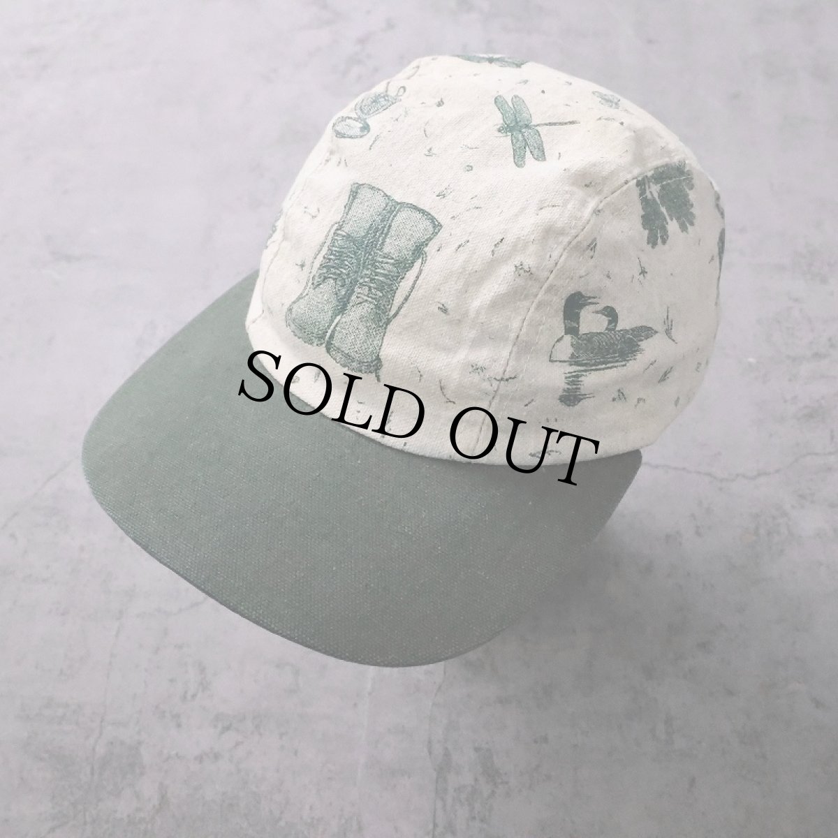 画像1: 90’s rel-e-vant headwear USA製 "Outdoor" スナップバック ダックコットンキャップ (1)