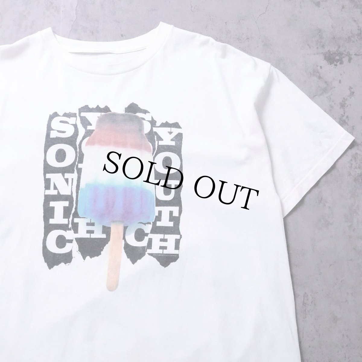 画像1: SONIC YOUTH "BOMB POP" オルタナティヴ・ロックバンド プリントTシャツ (1)