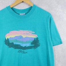 画像1: 90's L.L.Bean by Hanes USA製 ロゴプリントTシャツ L (1)