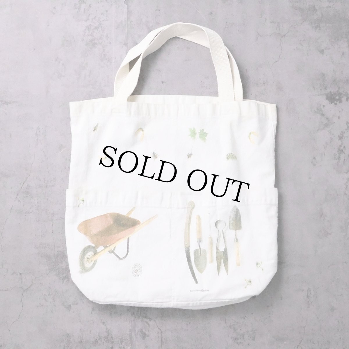 画像1: rel-e-vant products "Gardening" キャンバストートバッグ (1)