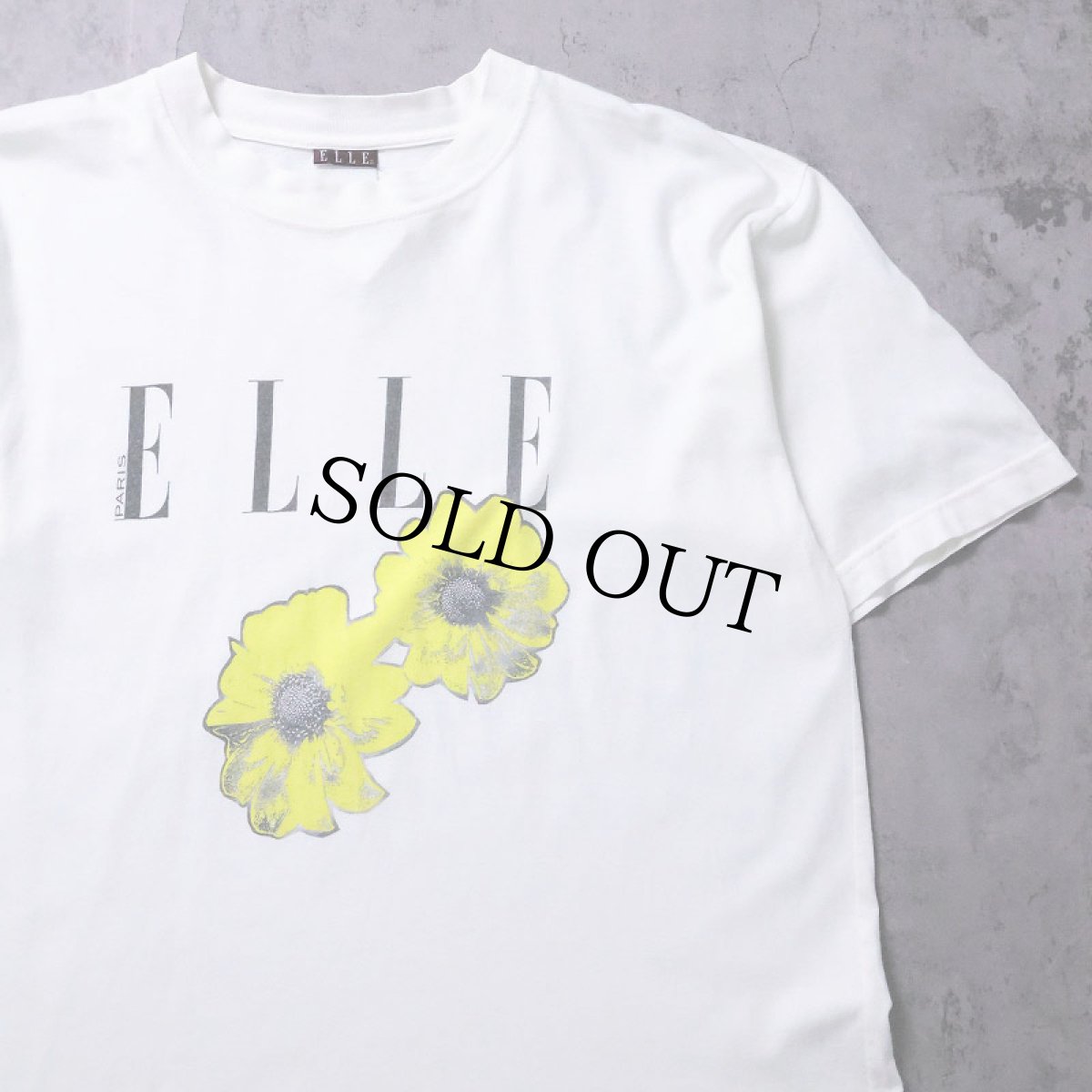 画像1: 90's ELLE ファッションマガジン プリントTシャツ (1)