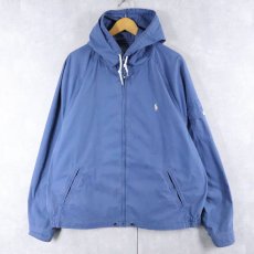 画像1: POLO Ralph Lauren コットンフーデットパーカー XXL (1)