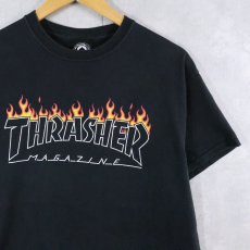 画像1: THRASHER ロゴプリントTシャツ BLACK M (1)