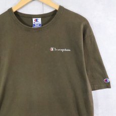 画像1: 90's Champipon 青刺繍タグ 後期 ロゴプリントTシャツ M (1)
