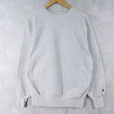 画像1: 90's Champion REVERSE WEAVE USA製 目無しスウェット XL (1)