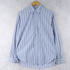 画像1: 50's TruVal マルチストライプ柄 コットンシャツ  (1)