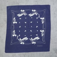 画像2: 70's ORVIS USA製 鴨柄 バンダナ (2)