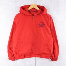 画像1: POLO Ralph Lauren ロゴ刺繍 コットンジップパーカー S (1)