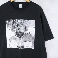 画像1: 2000's THE BEATLES "REVOLVER" ロックバンド アルバムプリントTシャツ BLACK 2XL (1)