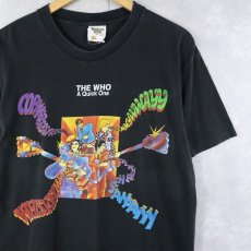 画像1: 90's The Who "A Quick One" ロックバンド アルバムプリントTシャツ BLACK  L (1)