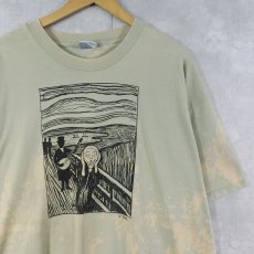 画像1: 2000's TAR "ムンクの叫び" アートパロディプリントTシャツ XXL (1)