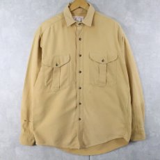 画像1: FILSON USA製 モールスキンワークシャツ M (1)
