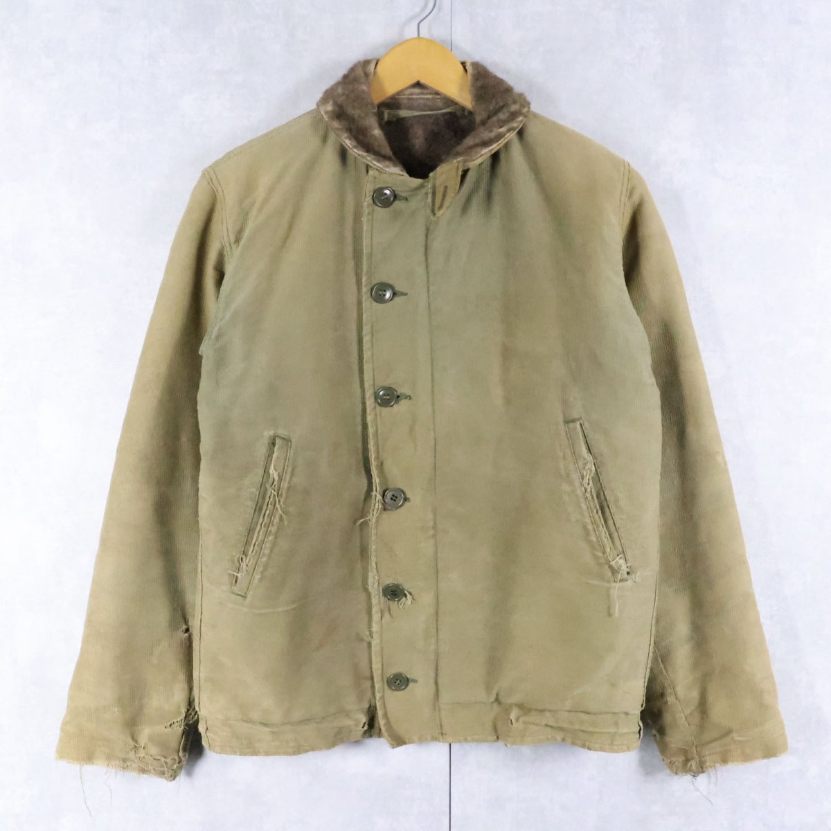 画像1: 40's U.S.NAVY N-1 "初期" ピケデッキジャケット (1)