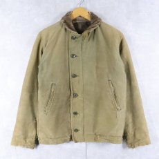 画像1: 40's U.S.NAVY N-1 "初期" ピケデッキジャケット (1)