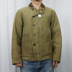 画像2: 40's U.S.NAVY N-1 "初期" ピケデッキジャケット (2)