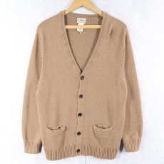 画像1: L.L.Bean コットンニットカーディガン M (1)
