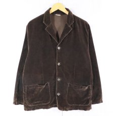 画像1: CP SHADES ベロアテーラードジャケット M (1)