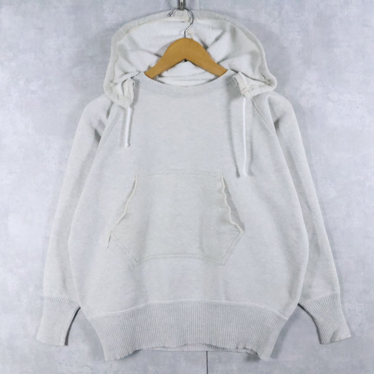 画像1: 40's ドラポケ×後付けスウェットフーディー (1)