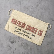 画像1: VINTAGE "NORTHERN LUMBER CO." キャンバス ツールエプロン (1)