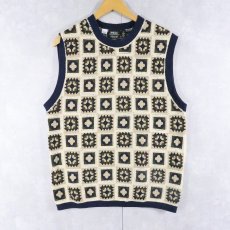 画像1: wesc アクリル グラニーニットベスト (1)