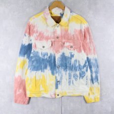 画像1: Levi's PREMIUM タイダイデニムジャケット L (1)