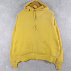 画像1: 50〜60's 裏サーマル 無地スウェットフーディー (1)