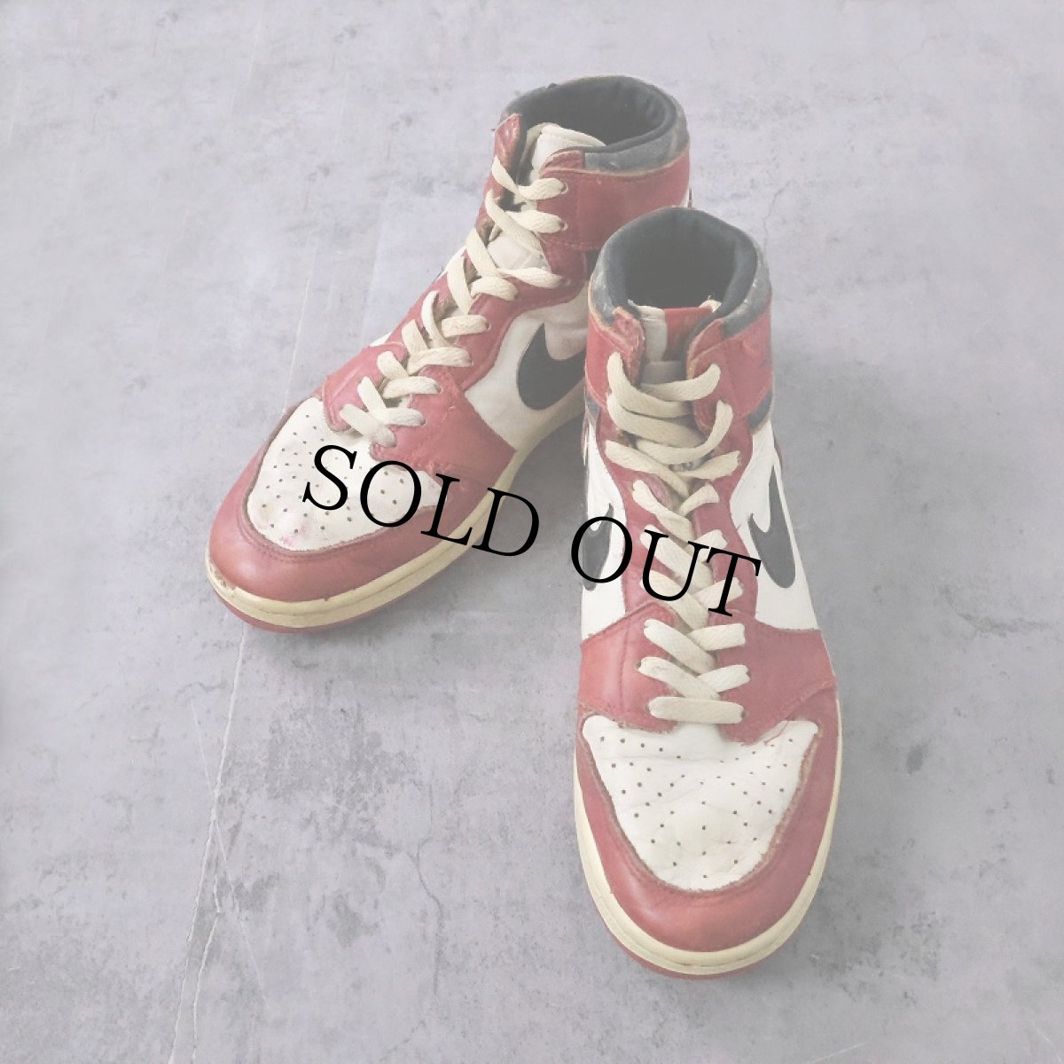 画像1: 80's NIKE AIR JORDAN 1 "CHICAGO" ハイカットスニーカー 27cm (1)