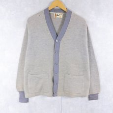 画像1: 50〜60's Brentwood アルパカ混 ニットカーディガン  (1)