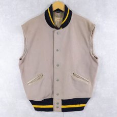 画像1: 50's H.L. Whiting Co. カットオフ ウールスタジャン SIZE44 (1)