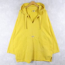 画像1: 90's CROSS COLOURS USA製 ストライプ柄 コットンプルオーバージャケット SIZE 3 (1)