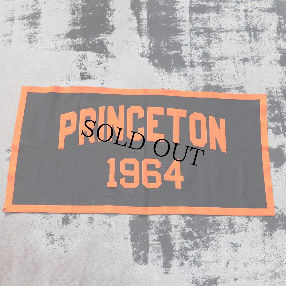 画像1: 60's "PRINCETON 1964" フェルトバナー (1)