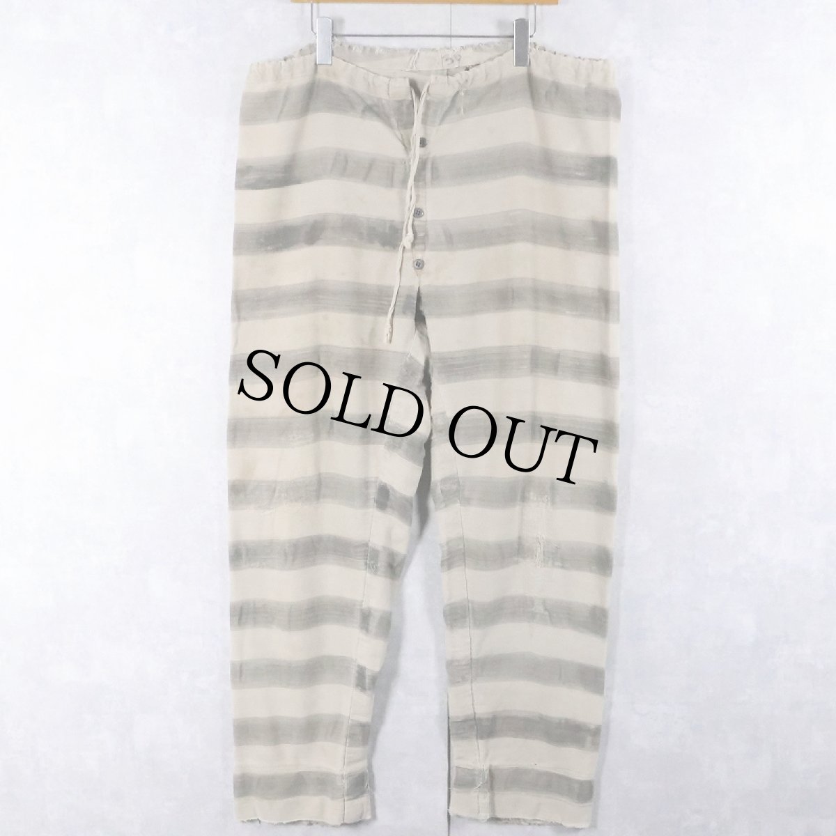 画像1: 50's〜 WESTERN COSTUME CO HBT プリズナーパンツ W20-40 (1)