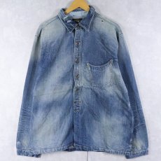 画像1: Ralph Lauren RRL デニムカバーオール XXL (1)