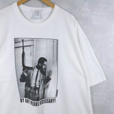 画像1: Malcolm X "By Any Means Necessary!" 名言プリントTシャツ 3XL (1)