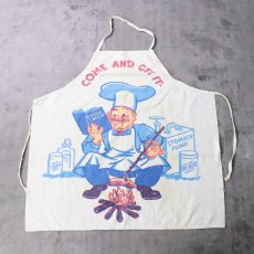 画像1: 50〜60's "COME AND GET IT" コットンエプロン (1)