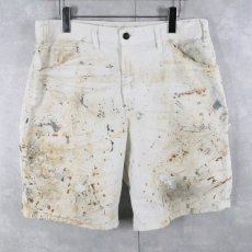 画像3: Dickies × SHERWIN WILLIAMS ペンキペイント ペインターショーツ W35 (3)