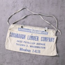 画像1: VINTAGE "Cavanaugh Lumber Company" キャンバスツールエプロン (1)