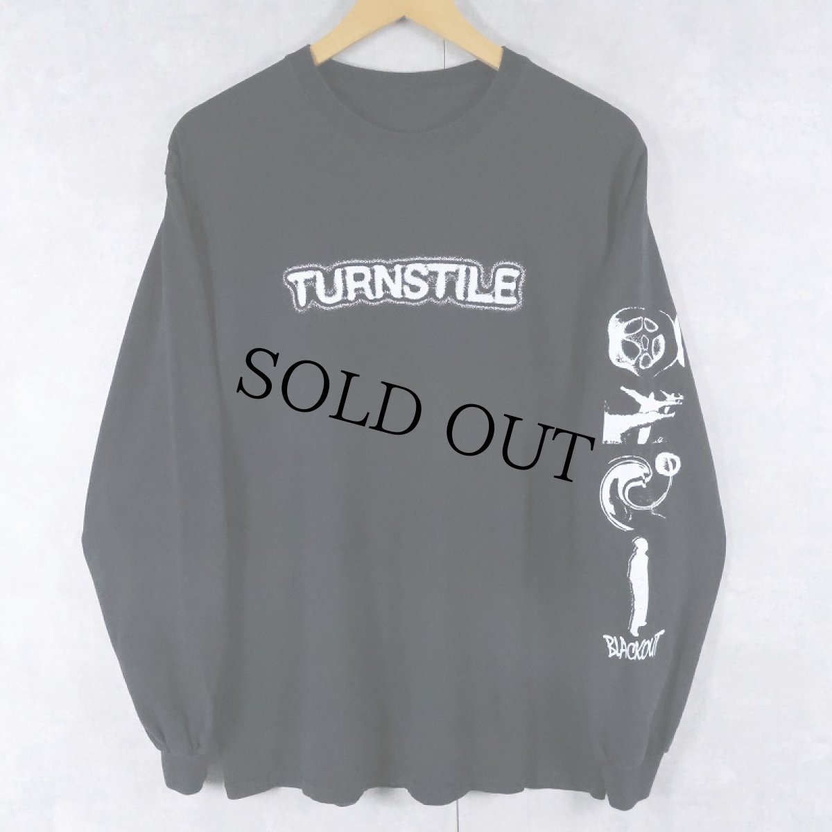 画像1: TURNSTILE ロックバンドプリントロンT BLACK (1)