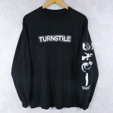 画像1: TURNSTILE ロックバンドプリントロンT BLACK (1)