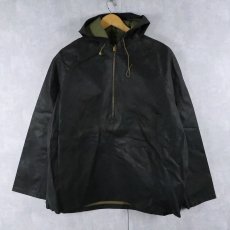 画像1: 40's U.S.NAVY “Rubberized” Foul Weather Parka (1)