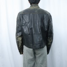 画像3: 50's〜 LANGLITZ LEATHERS ライダースジャケット BLACK (3)