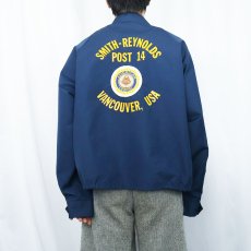 画像4: 70's AMERICAN LEGION パッチ付き スイングトップ NAVY (4)