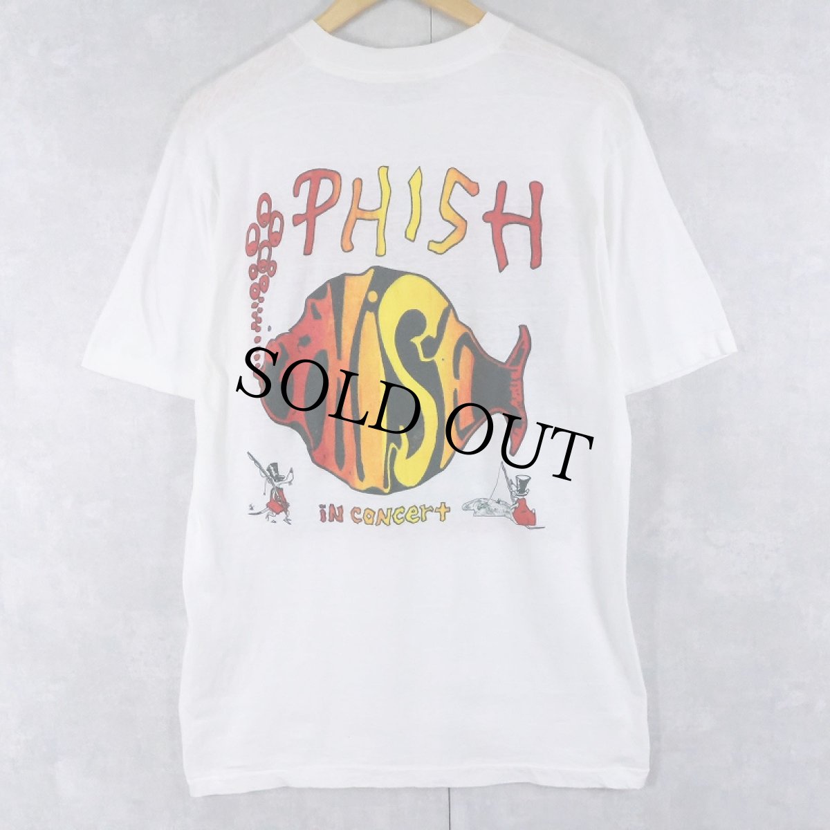 画像2: 80's PHISH USA製 ロックバンド プリントTシャツ XL (2)